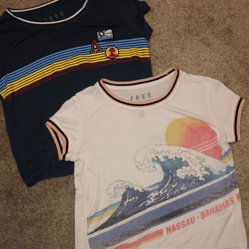 Two Aeropostale soft tees